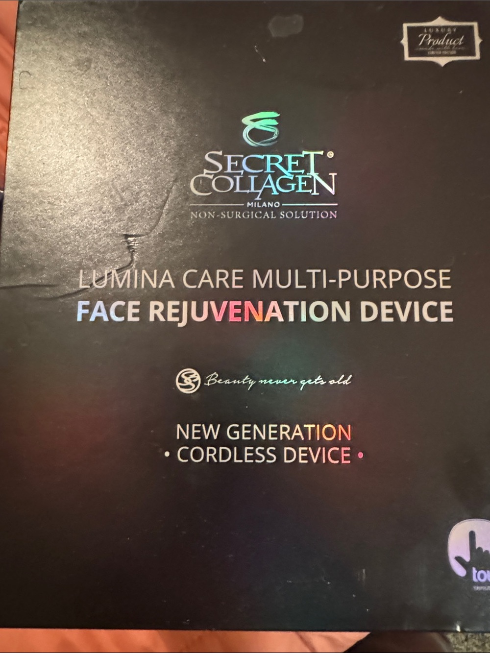 Lumina Care Face Rejuvenation Device - NIB.  SECRET COLLAGEN